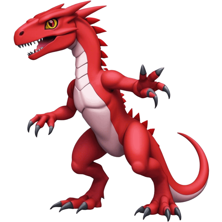  Cool Edgy Digimon-Fakemon-Guilmon-Genesect-Velociraptor-Dragon full body emoji