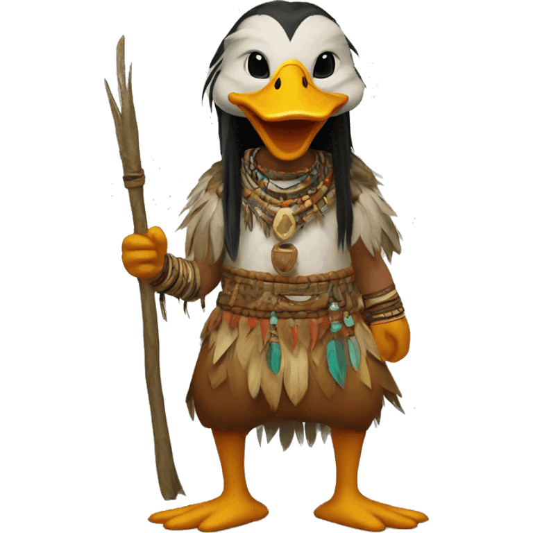 Duck shaman emoji