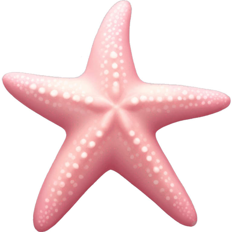 Pastel pink starfish emoji