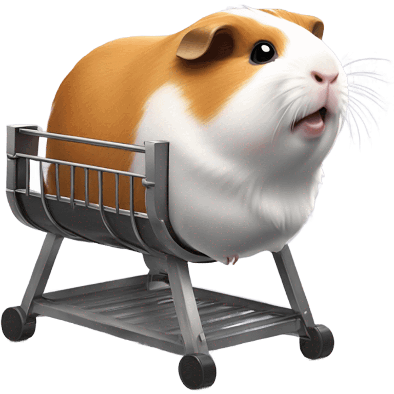 Guinea pig on a grill emoji