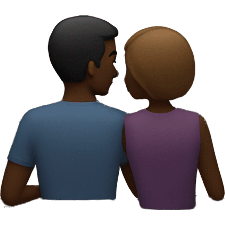 couple enjoying night view emoji