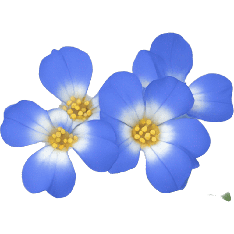 National French Bleuet flower emoji