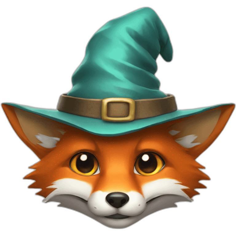 fox with a wizard hat emoji