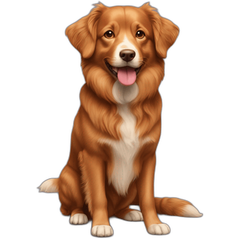 toller full-height realistic emoji