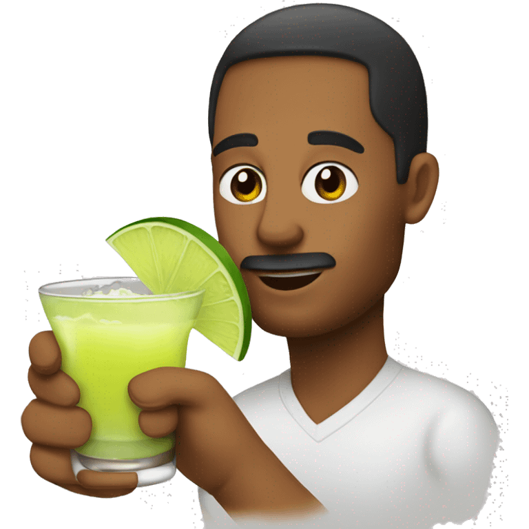 Sipping margarita flight  emoji