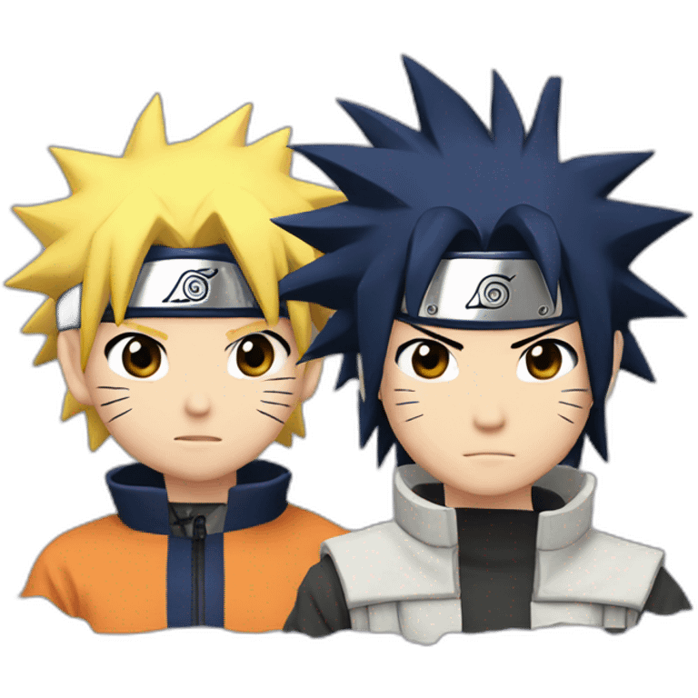 Sasuke and Naruto emoji