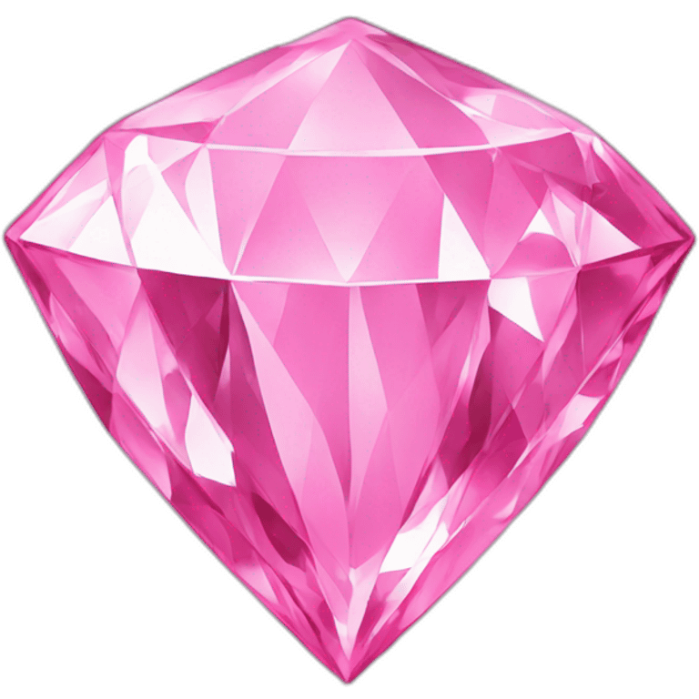 Pink diamond emoji