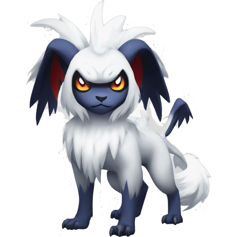 Edgy Cool Absol-Pokémon Full Body emoji