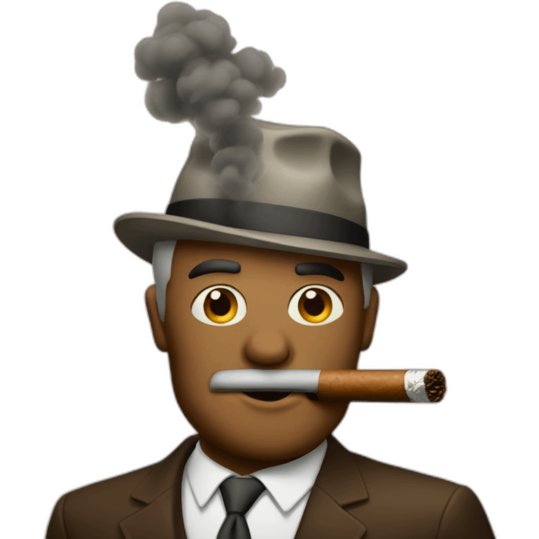 smoking a cigar emoji