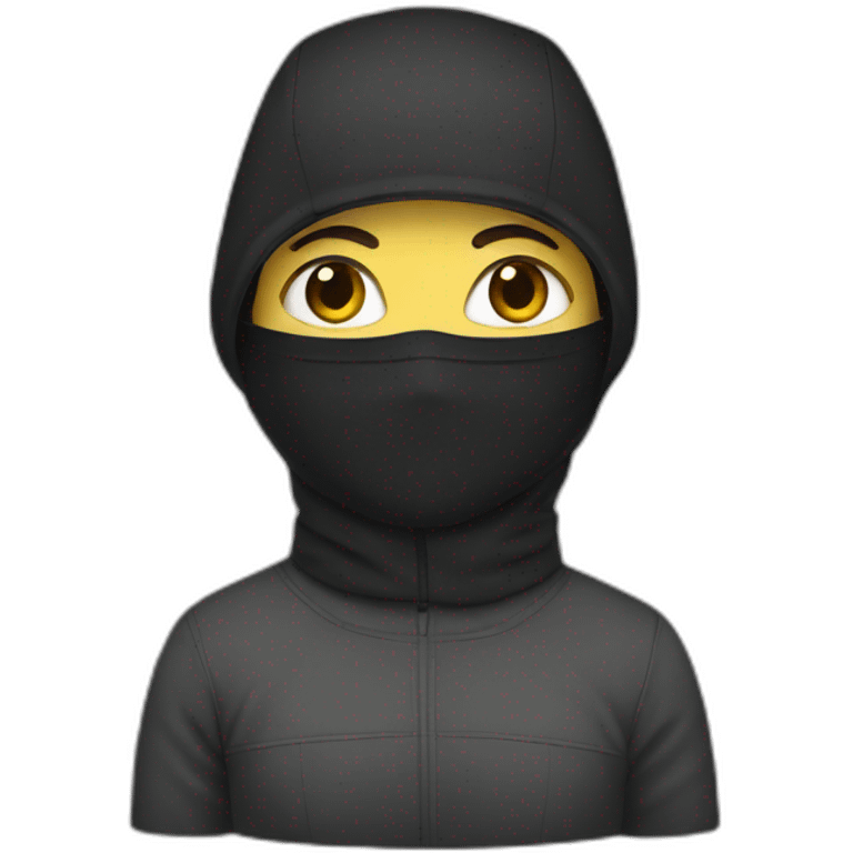 KIM IN BALACLAVA emoji