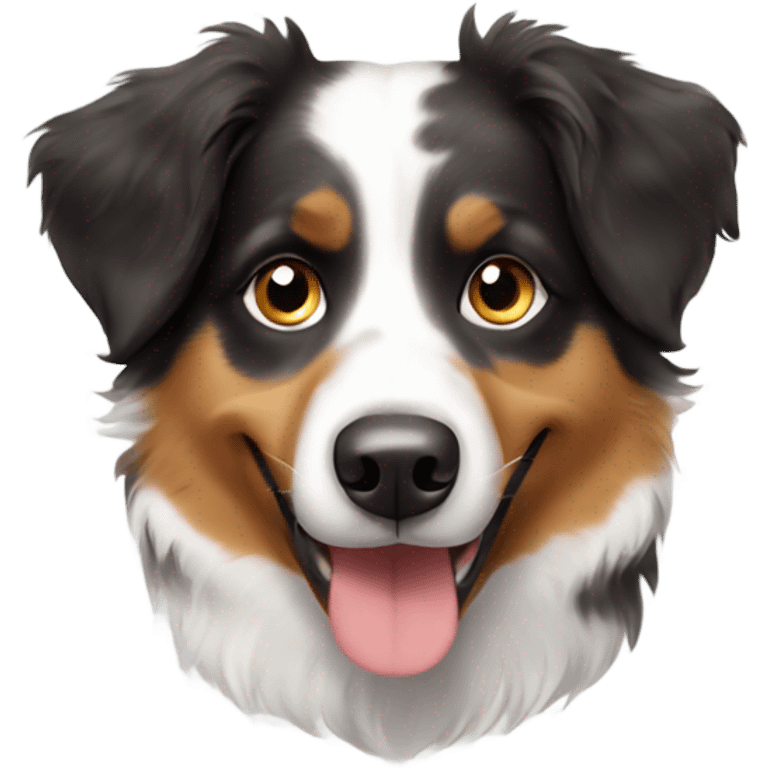 Cute Australian Shepherd emoji