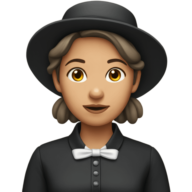 Amish girl  emoji