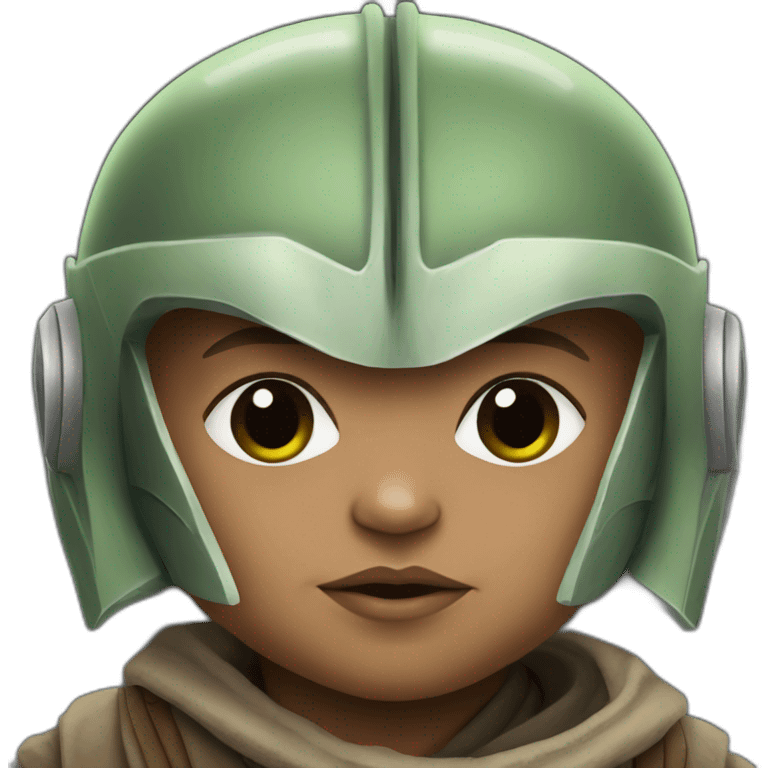 Baby mandalorian yoda emoji