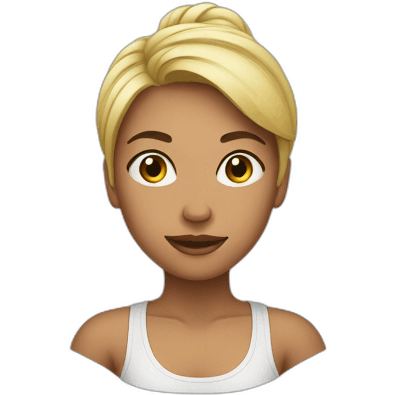 A fit girl emoji