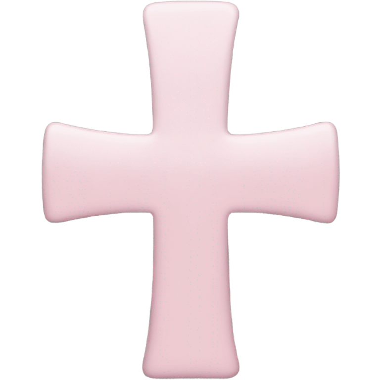 light pink cross emoji