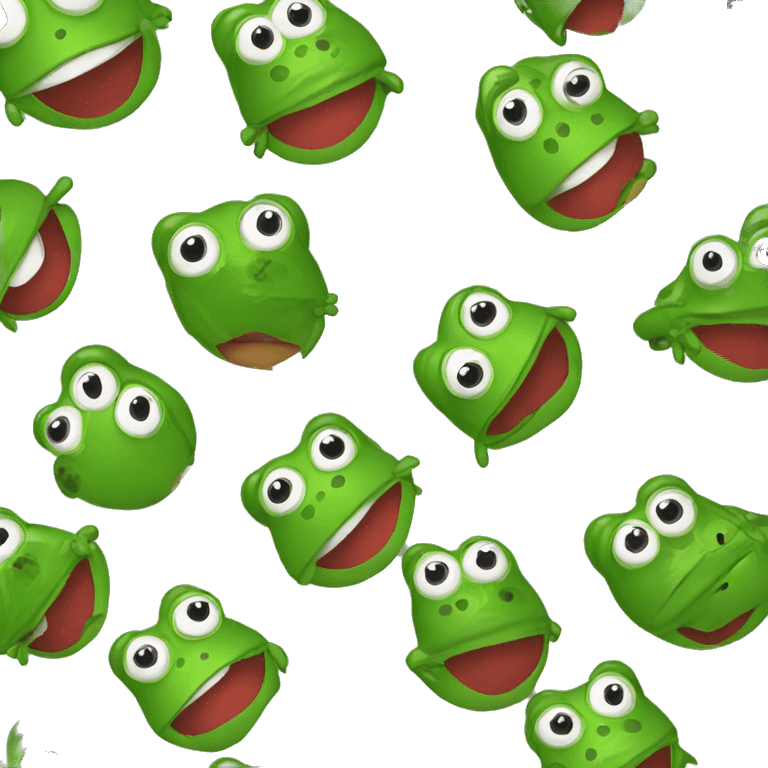 xmas frog emoji