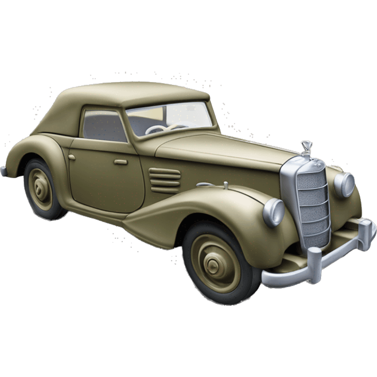  1943 hot wheels WW2 Mercedes German Staff Officer’s Car emoji