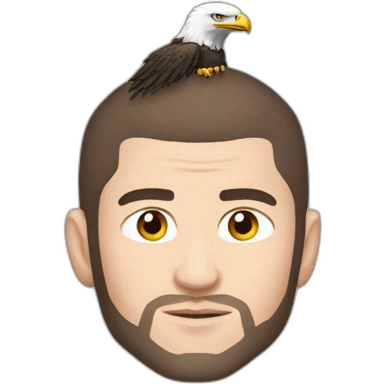 Khabib nurmagomedov with eagle emoji