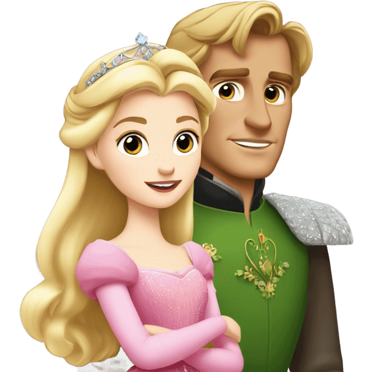 princess aurora and prince phillip emoji