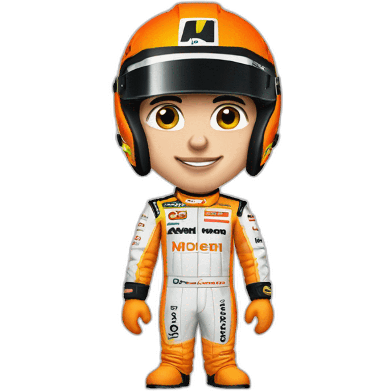 Formule 1 McLaren of Lando Norris emoji