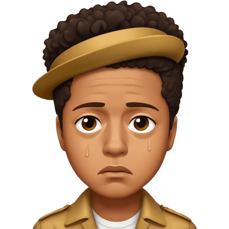 bruno mars cry emoji