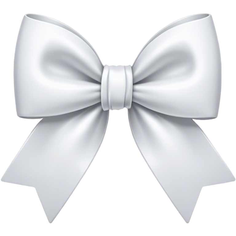 white bow emoji