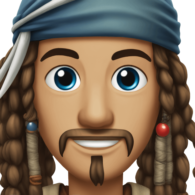 Jack Sparrow blue eyes emoji