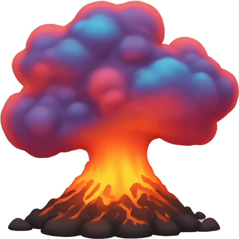 Rainbow Lava emoji