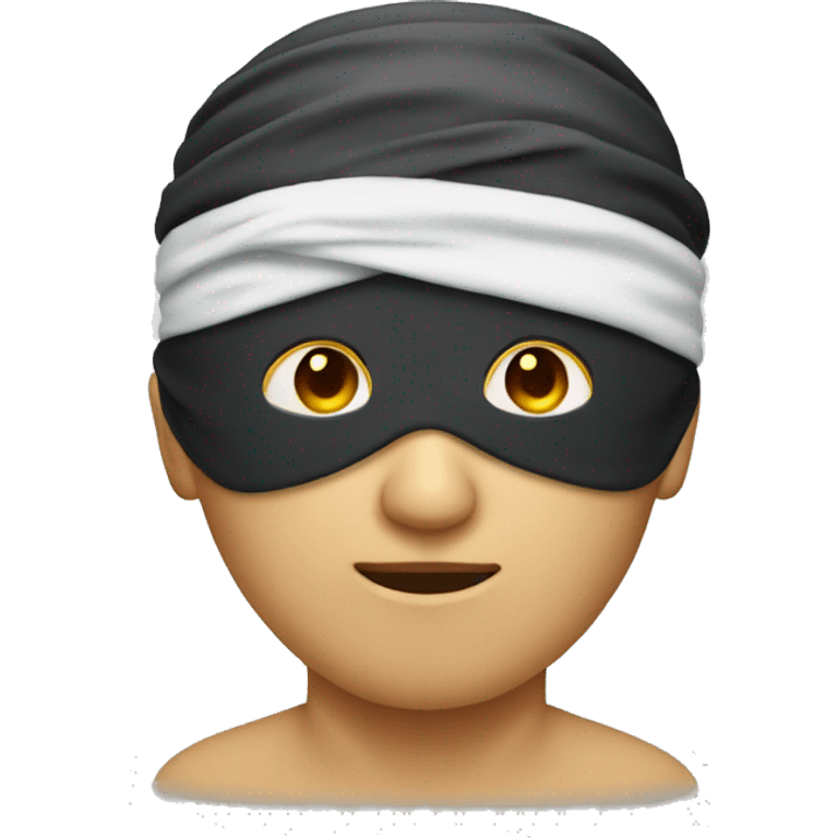 blindfolded man emoji