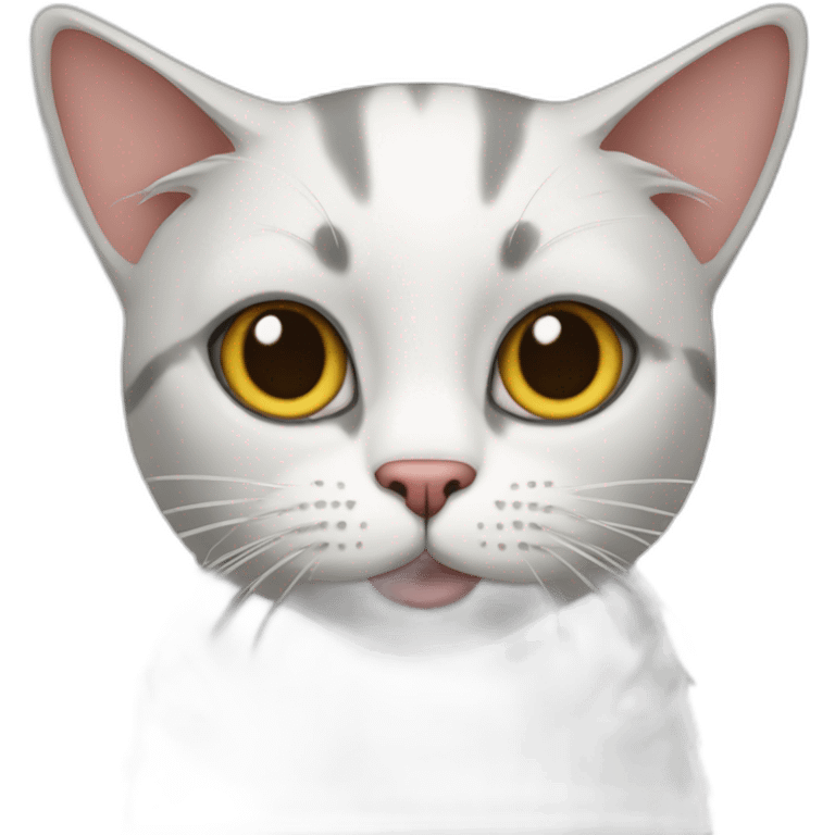 Cat addict emoji