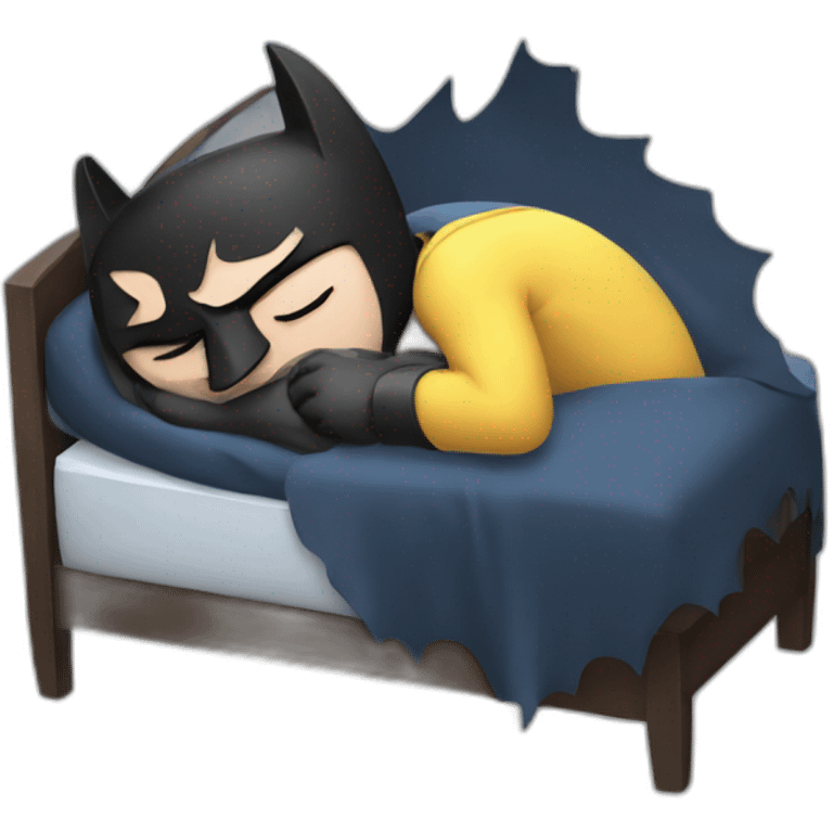 Sleeping batman emoji