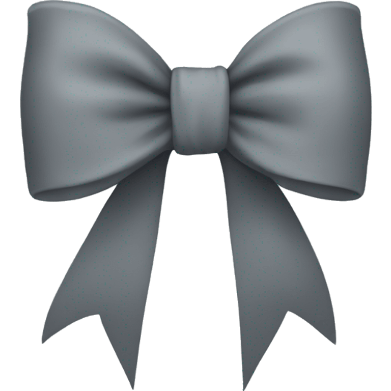 gray bow emoji