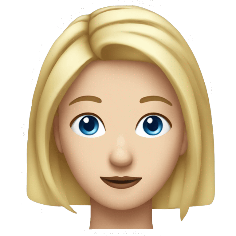 woman with blond Hair and Blue Eyes growing rosemary out of her head emoji