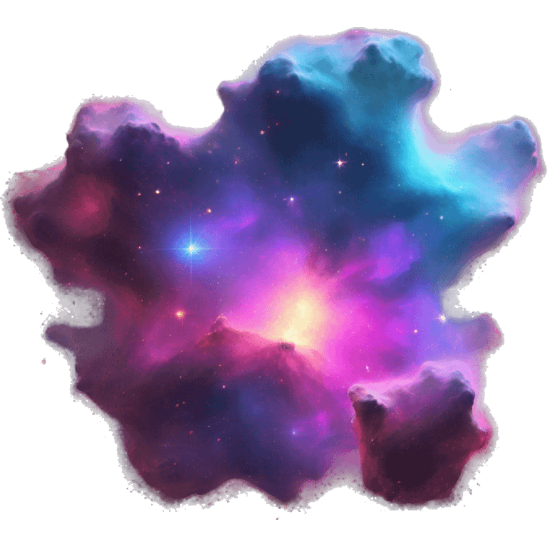 colourful bright nebula emoji