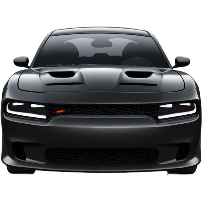 Black hellcat charger emoji