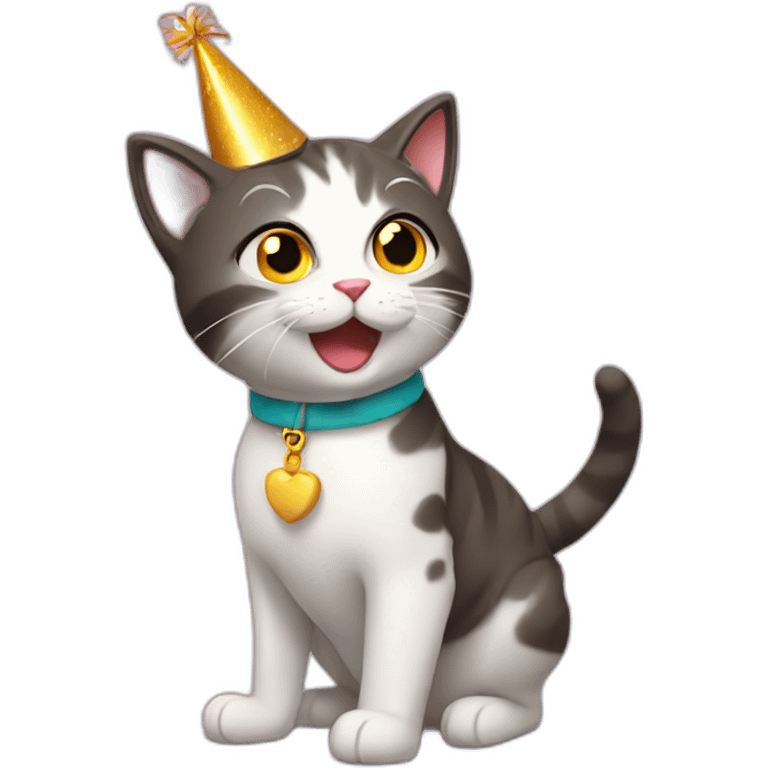 celebration cat emoji