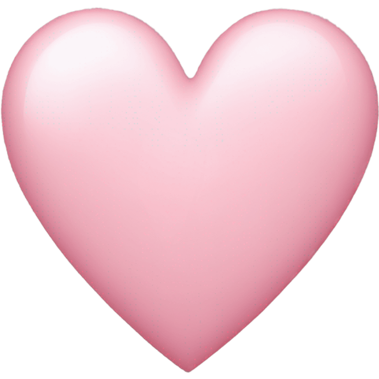 Light pink heart  emoji