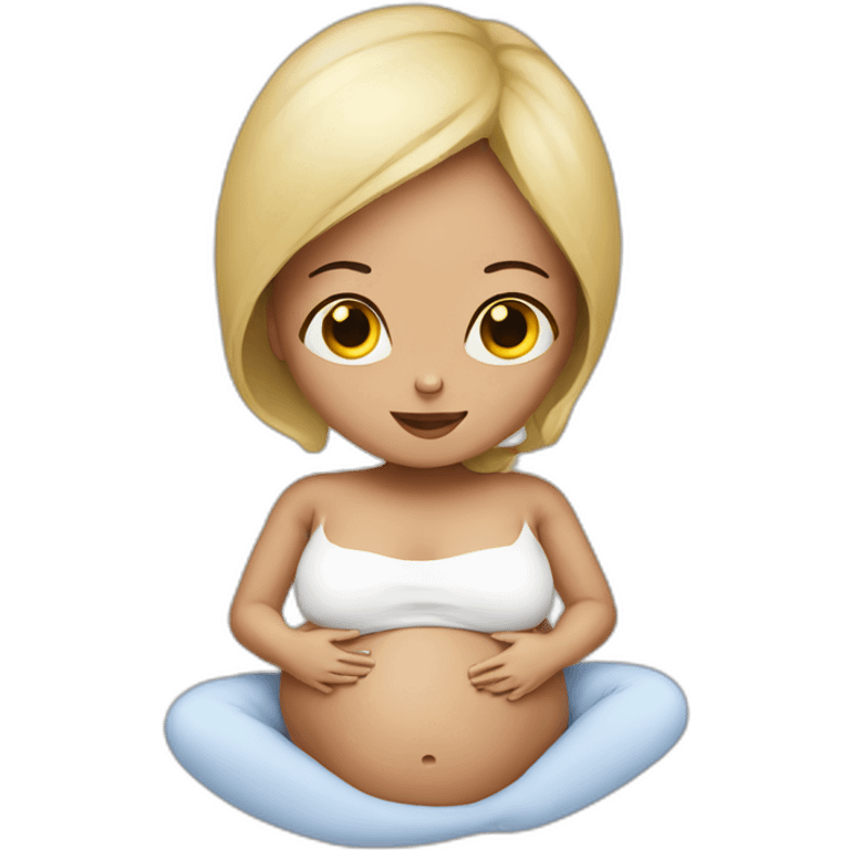 Pregnant dummy emoji