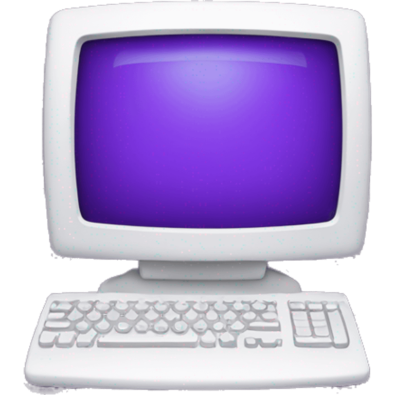 purple computer emoji