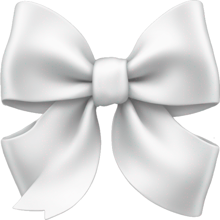 White bow emoji