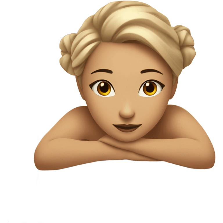 Girl in spa emoji