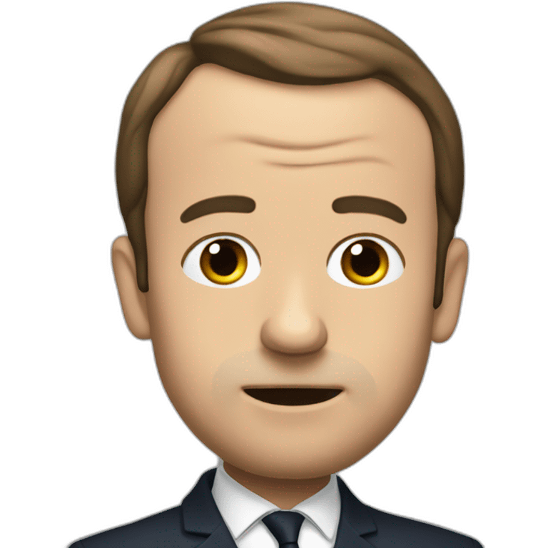 Macron qui fume emoji