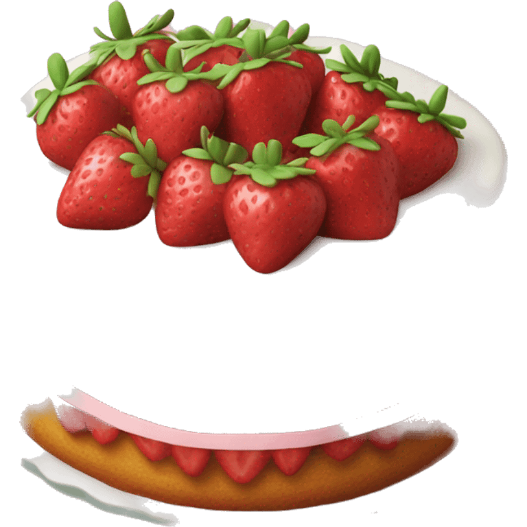 strawberry cake emoji