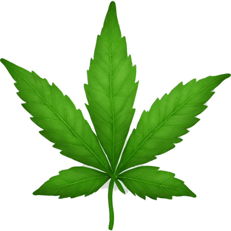 Weed leaf emoji