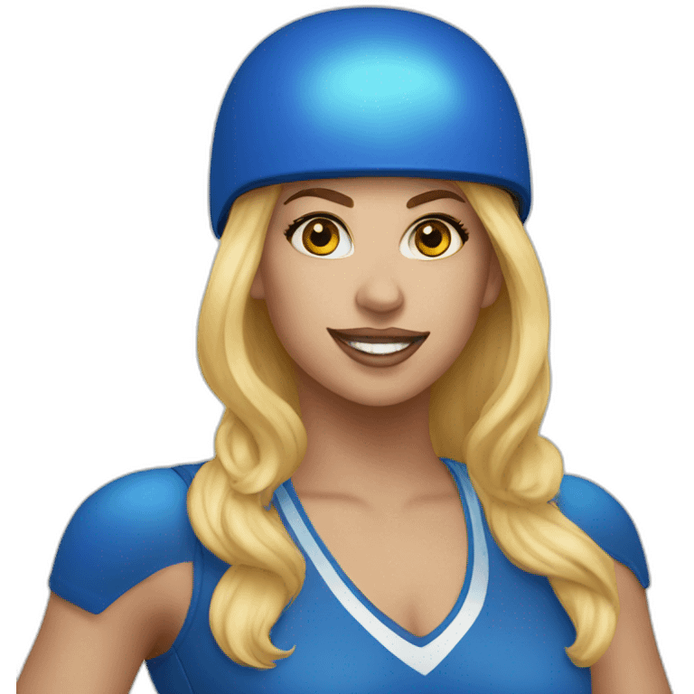 roller derby blue emoji