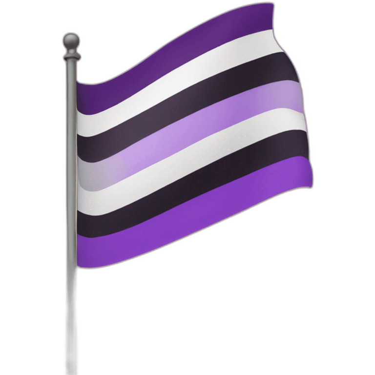 asexual community flag emoji