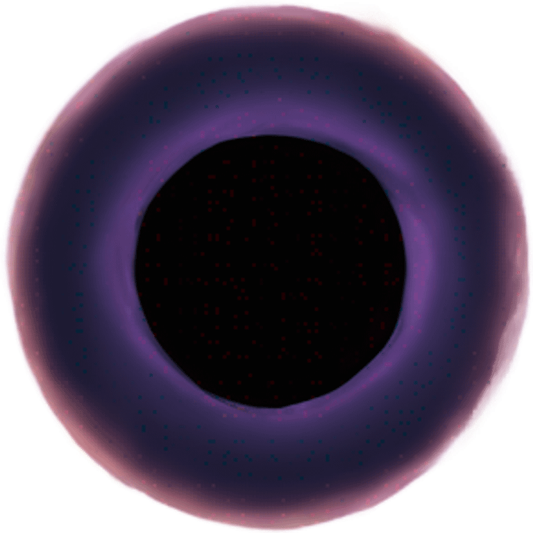 Black hole galaxy emoji