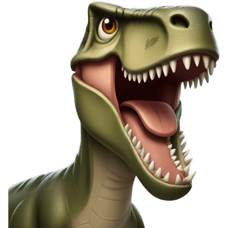 Front facing t-Rex emoji emoji