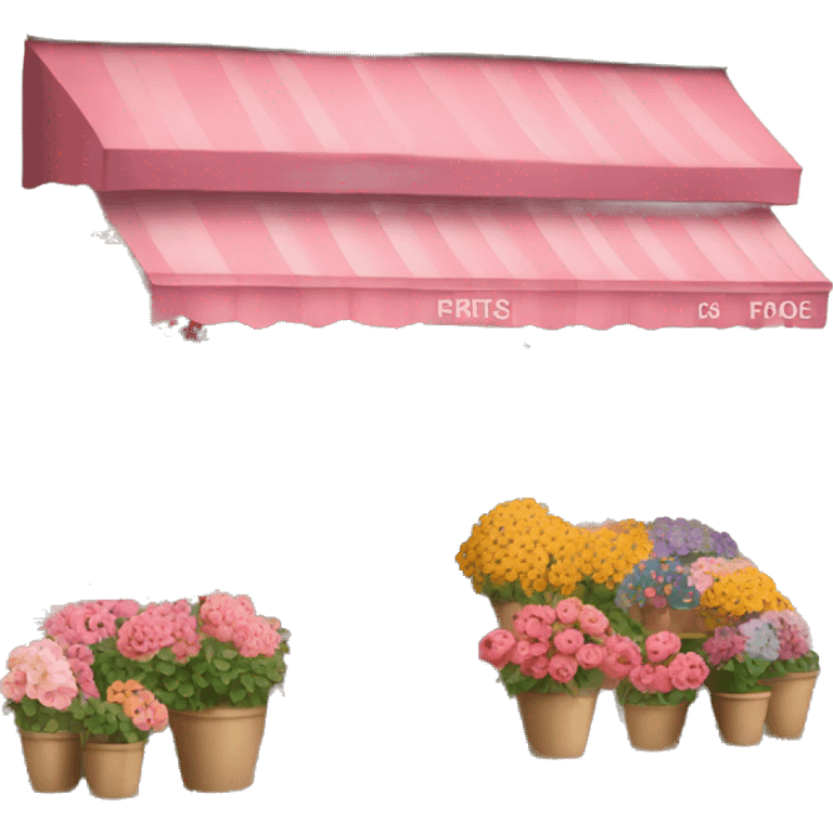 Flower shop in Paris emoji