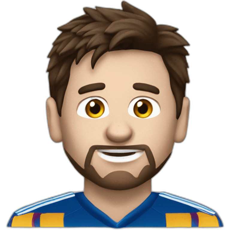 footballer Lionel Messi Football player eat chips emoji